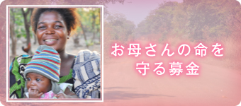 お母さんの命を守る募金