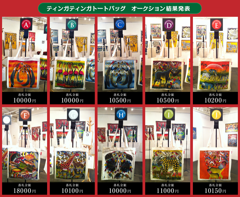 サイレントオークション結果発表