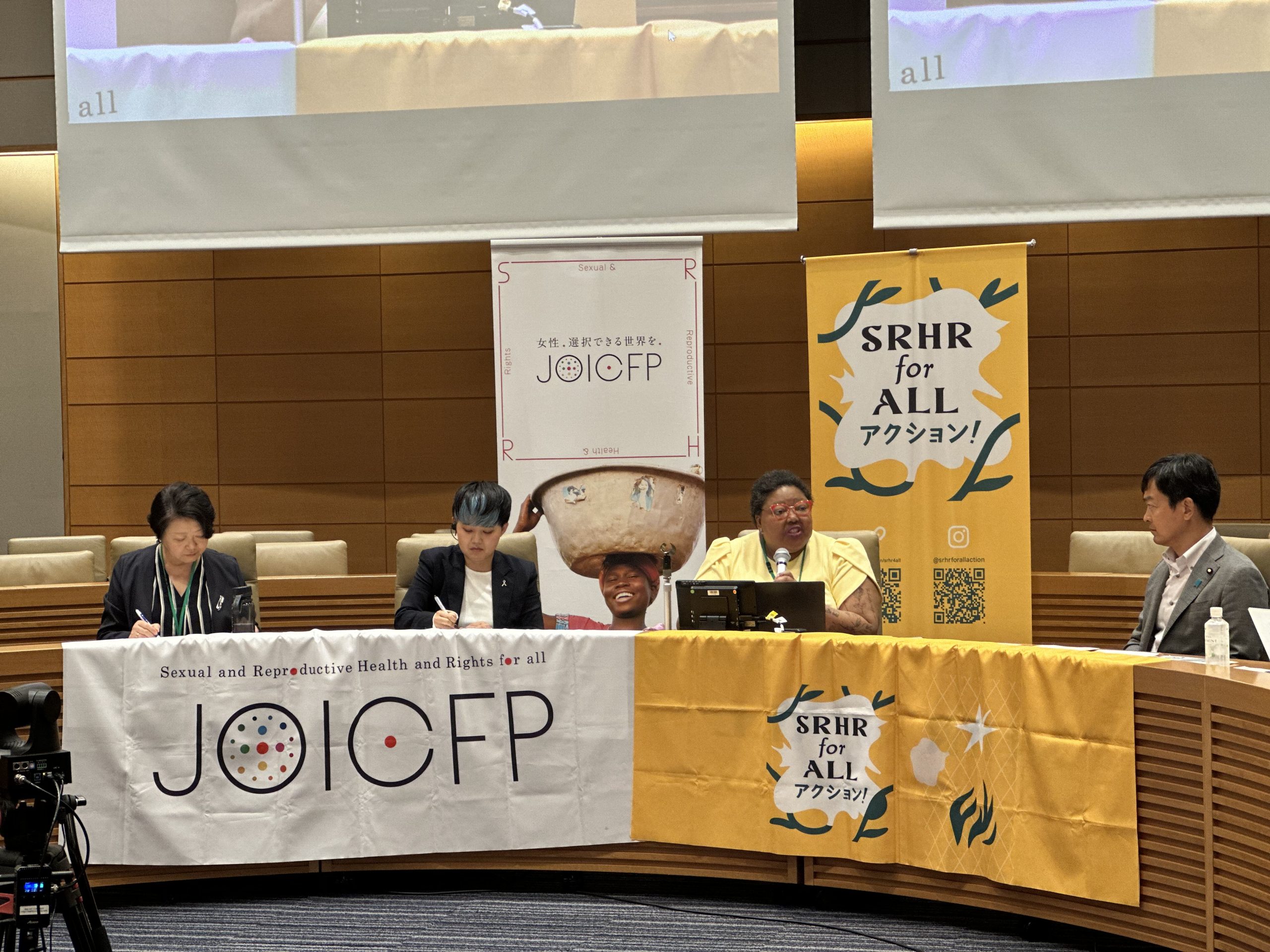 衆議院第一議員会館にて開催されたSRHR for ALL アクション！主催の院内集会「国連 健康の権利に関する特別報告者」基調講演の様子