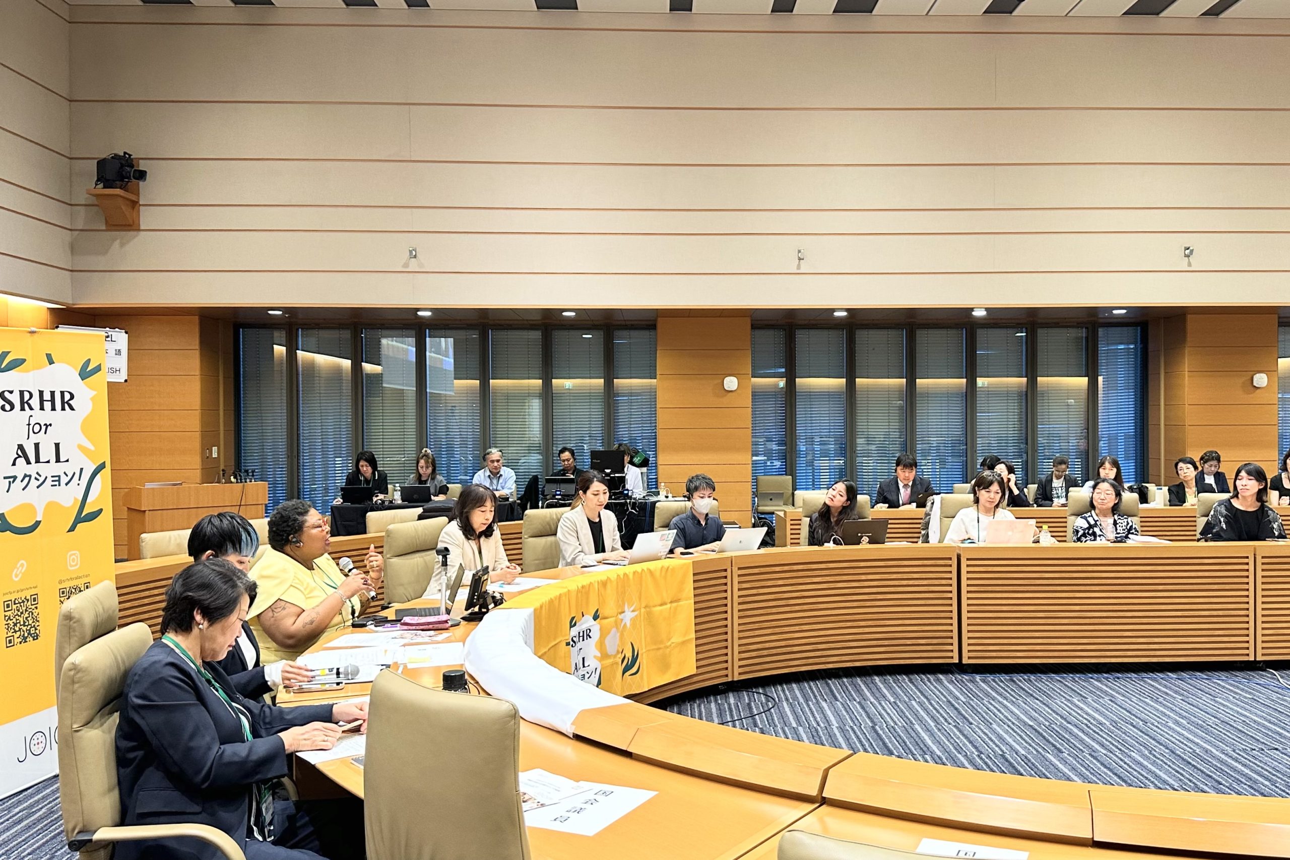 衆議院第一議員会館にて開催されたSRHR for ALL アクション！主催の院内集会「国連 健康の権利に関する特別報告者」基調講演の様子